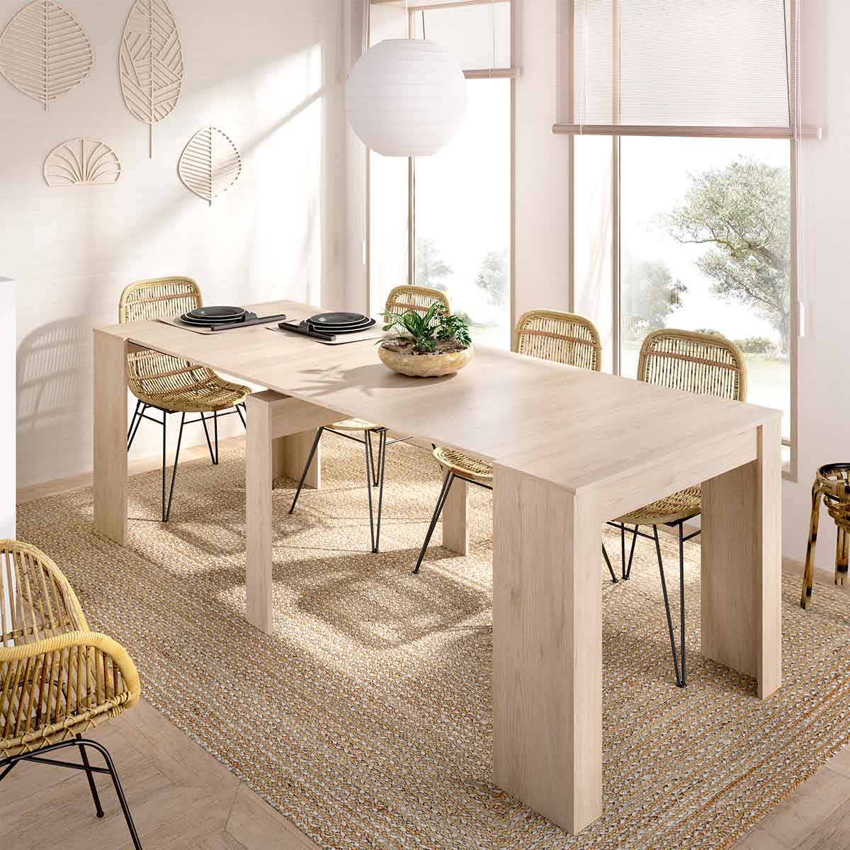 Mesa consola extensible KITO [5 posiciones]